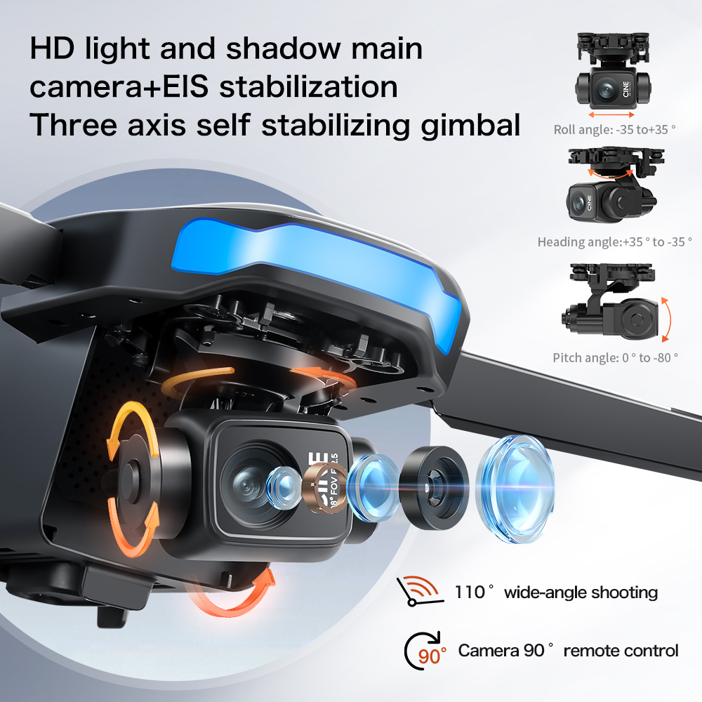Drone GPS S-X1 MAX dengan Gimb - Fpv Drone Camera ulasan dan harga