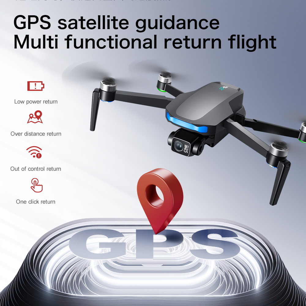 Drone GPS S-X1 MAX dengan Gimb - Fpv Drone Camera ulasan dan harga