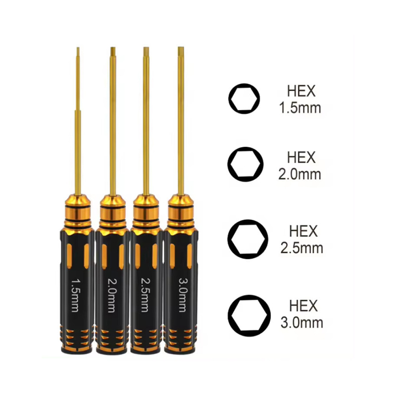 Set obeng Hex, 4 buah set Oben - Fpv Drone Tool Kit ulasan dan harga