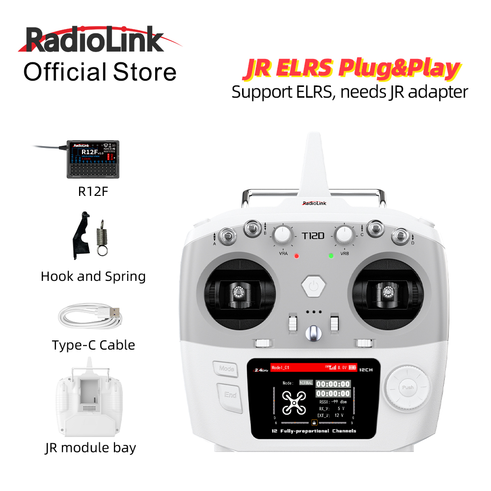 Modul RadioLink T12D JR 12CH 2 - Fpv Drone Transmitter ulasan dan harga