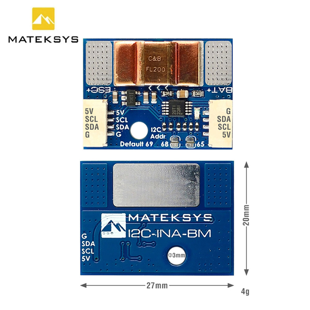 MATEK Mateksys I2C-INA-BM ultr - Fpv Drone Receiver ulasan dan harga