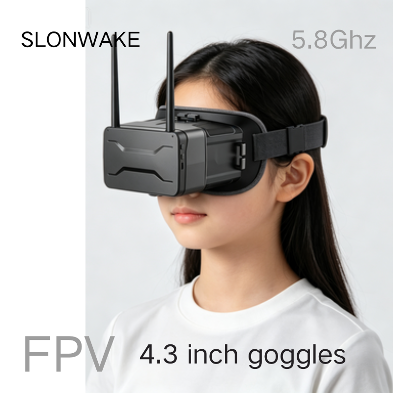 Kacamata FPV 5.8G, Layar 4.3 I - Fpv Drone Goggles ulasan dan harga